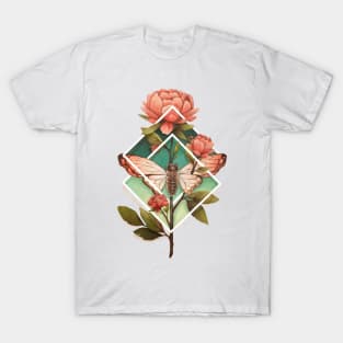 Geometric Cicada T-Shirt